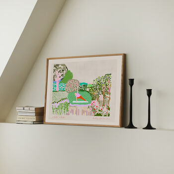 Yoga Mindfulness Art Print Inhale Exhale Poster, 8 of 9