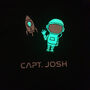 Space Glow In The Dark T Shirt, thumbnail 3 of 3