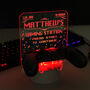 Personalised Gaming Controller Holder LED Light, thumbnail 4 of 10