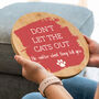Personalised Don't Let The Pets Out Sign, thumbnail 5 of 7