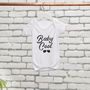 Personalised Daddy And Baby Cool T Shirt Baby Grow Set, thumbnail 2 of 9
