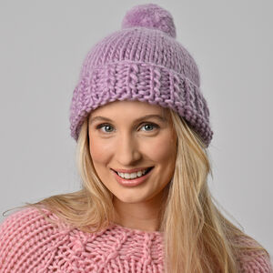Slouchy Bobble Hat Easy Knitting Kit By Wool Couture ...