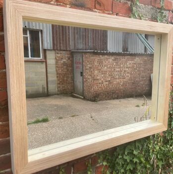 Birchwood Ply Layered Mirror Frame, 4 of 5