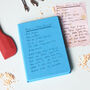 Handwritten Recipe Personalised Notebook, thumbnail 3 of 6