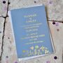 Gold Foil Floral Wedding Invitation, thumbnail 1 of 4