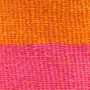 Kali: Bright Pink And Orange Duo Colour Block Woven Basket, thumbnail 7 of 8