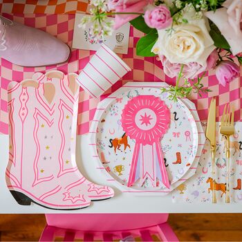 Pony Tales Large 'Boot' Plates Pack Of Eight, 2 of 4