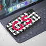 Personalised Houndstooth Design iPhone Case, thumbnail 2 of 2