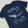 Funny Shark T Shirt 'Know Your Mighty Bitey Whitey', thumbnail 3 of 6