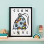 Grow Love Mother Turtle Print, thumbnail 3 of 4
