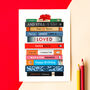 Funny Books Birthday Card, thumbnail 2 of 4