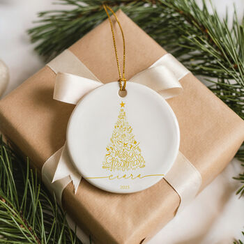 Personalised Family Christmas Tree Bauble, 8 of 10