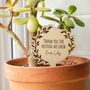 Personalised Thank You For Helping Me Grow Plant Tag, thumbnail 7 of 8