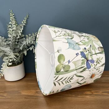 Alda Blue Spring Flowers Floral Empire Lampshade, 8 of 10