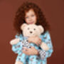 Dalmatian Girls Blue Pyjama Set With Matching Teddy Bear, thumbnail 4 of 5
