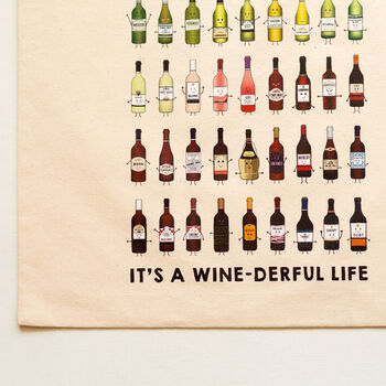 Illustrated Wine Tote Bag, 3 of 3