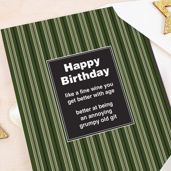 Funny Birthday Card For Men, You Get Better With Age, 2 of 5