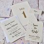 Gold Foil Wedding Star Invitation, thumbnail 4 of 5