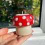 Ceramic Mushroom Tea Light Holder, thumbnail 1 of 5
