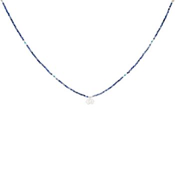 Third Eye Chakra, Blue Aventurine And Apatite Bracelet And Necklaces, 4 of 6
