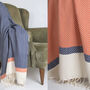 Handloomed Cotton Soft Throw Blanket, thumbnail 8 of 11