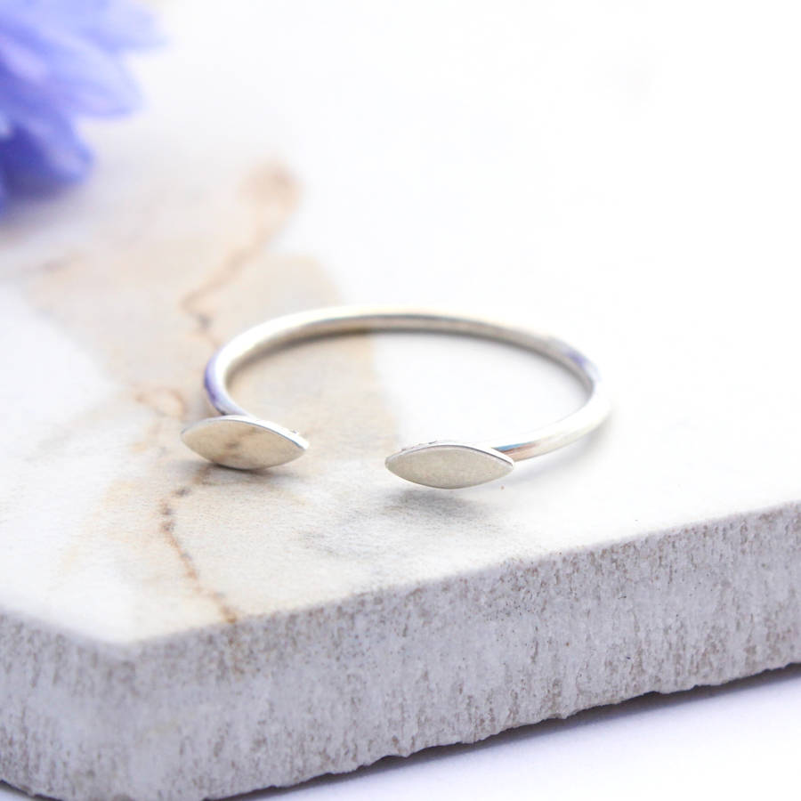Aeneas, Dara And Vali Sterling Silver Boho Stack Rings By Amelia May