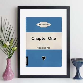 Couples Print Personalised Book Cover Gift, 8 of 12