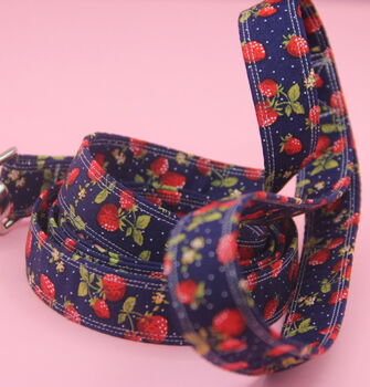 Red Strawberry And Polkadot Dog Lead, 4 of 5
