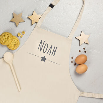 Personalised Kids Star Apron, 2 of 4