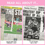 Newcastle United Personalised Football Gift Toon Army Newspaper History Book, thumbnail 12 of 12