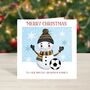 Football Christmas Card Team Colours, thumbnail 2 of 4