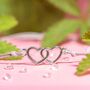 My Sister Interconnecting Heart Bracelet, thumbnail 4 of 8