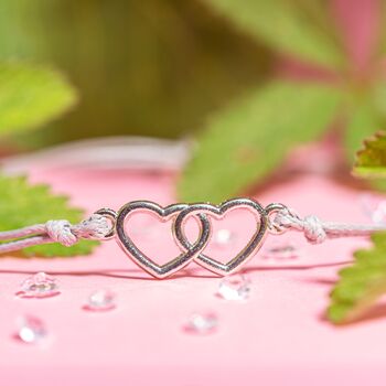 My Sister Interconnecting Heart Bracelet, 4 of 8