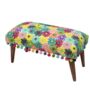 Multicoloured Hand Embroidered Bench, thumbnail 6 of 6