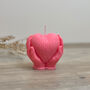 Pink Heart Shape Valentine's Scented Candle Gift, thumbnail 5 of 9
