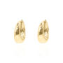 Neo Chunky Mini Hoop Earrings | 18 K Gold Plated, thumbnail 2 of 4