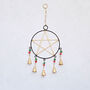 Recycled Iron Star And Bells Wind Chime, thumbnail 3 of 4
