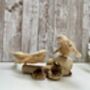 Hand Carved Wooden Whale Pair Sculpture Ornament, thumbnail 10 of 12