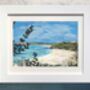 Carbis Bay, St Ives, Upcycled Paper Collage Print, thumbnail 1 of 6