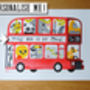 Personalised Zoo Bus Print, thumbnail 3 of 4