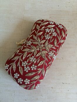 Red Frog Clasp Clutch, 2 of 9