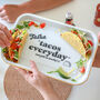 Personalised Tacos Enamel Serving Tray, thumbnail 1 of 4