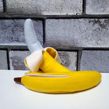 Felt And Velcro Banana Toy, 2 of 6