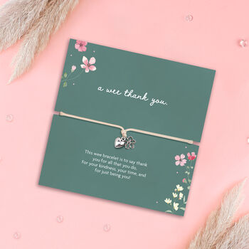 A Wee Thank You Bracelet | Token Thank You Gift For Her, 3 of 7
