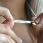 Personalised Stamped Portmanteau Word Necklace, thumbnail 1 of 7