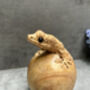 Hand Carved Wooden Gecko On Egg Ornament Figurine Gift, thumbnail 12 of 12