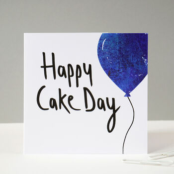 Happy Cake Day Balloon Card, 4 of 8