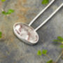 Rutilated Quartz Hair Pin In Solid Sterling Silver, thumbnail 1 of 3