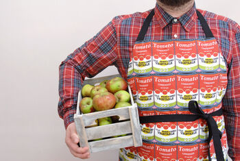 Personalised Unisex Canvas Apron | Baking Gift For Men, 4 of 12