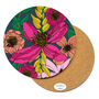 Heatproof Wooden Placemats Set Vivid Blooms Flower, thumbnail 10 of 12